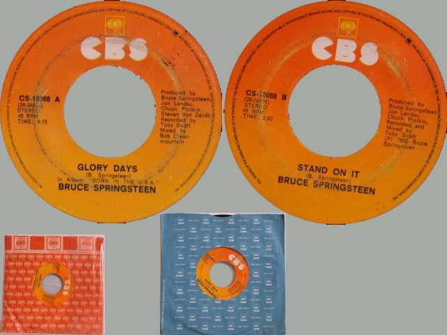 Bruce Springsteen - GLORY DAYS / STAND ON IT